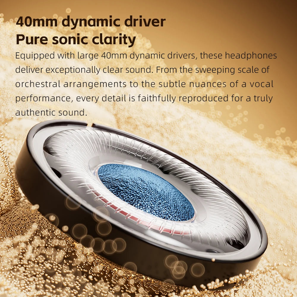 FiiO EH13 Wireless Noise Cancelling Headphones,Hybrid ANC Bluetooth Over-Ear Headphones, 45H Playtime,Headphones for Travel/Game