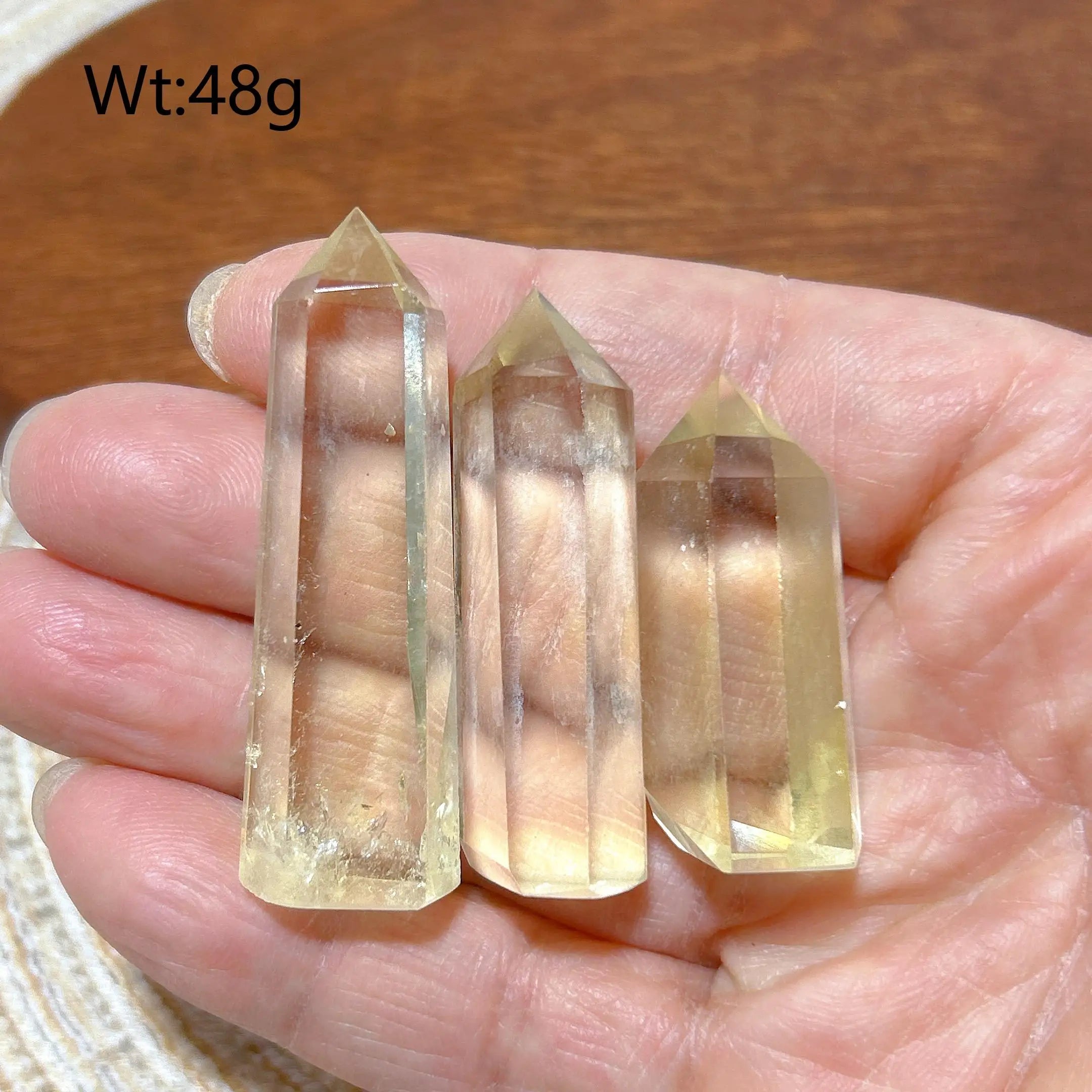 High Quality Natural Crystals Citrine Tower Point Healing Crafts Rainbow Desk Reiki Home Decorations Room Decor