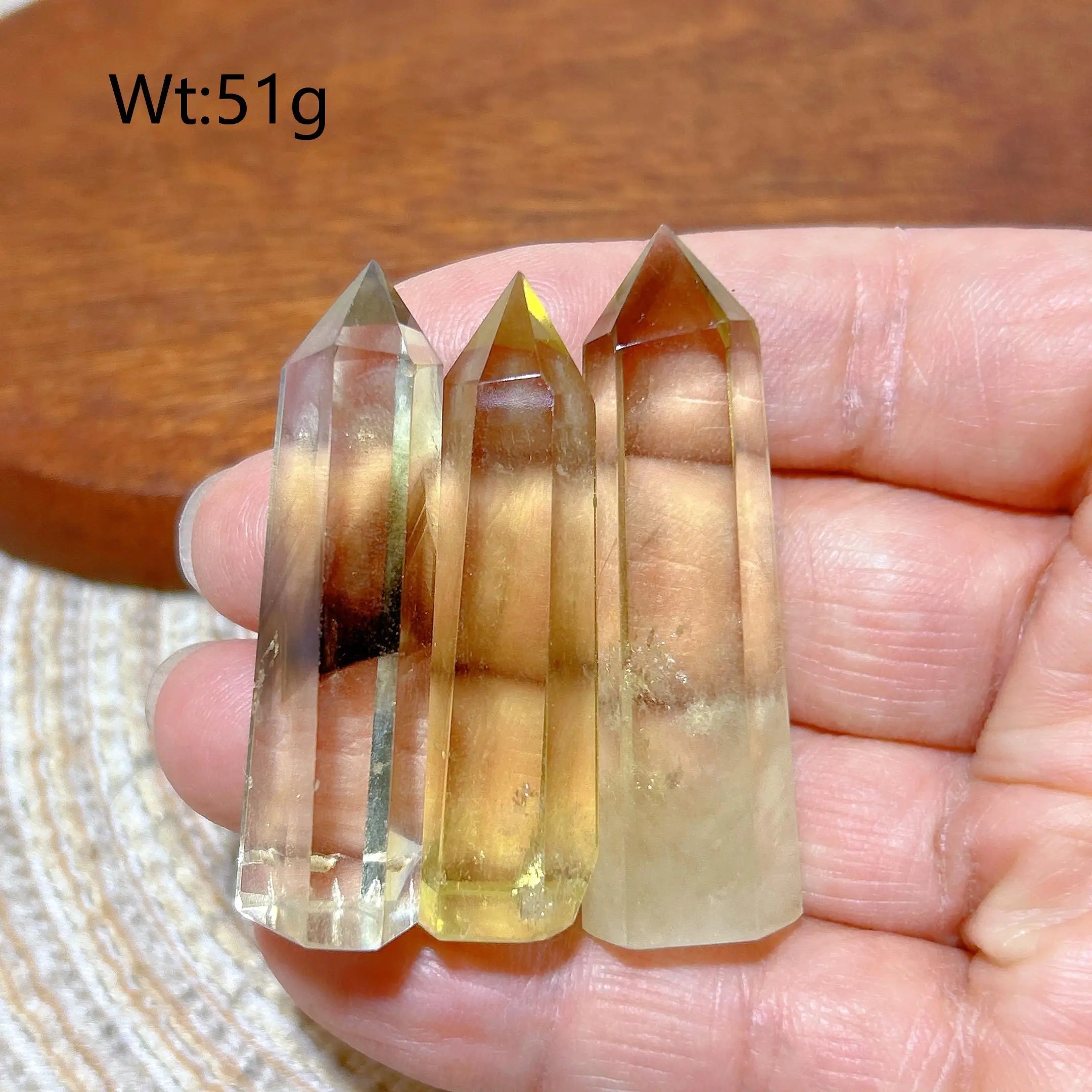 High Quality Natural Crystals Citrine Tower Point Healing Crafts Rainbow Desk Reiki Home Decorations Room Decor
