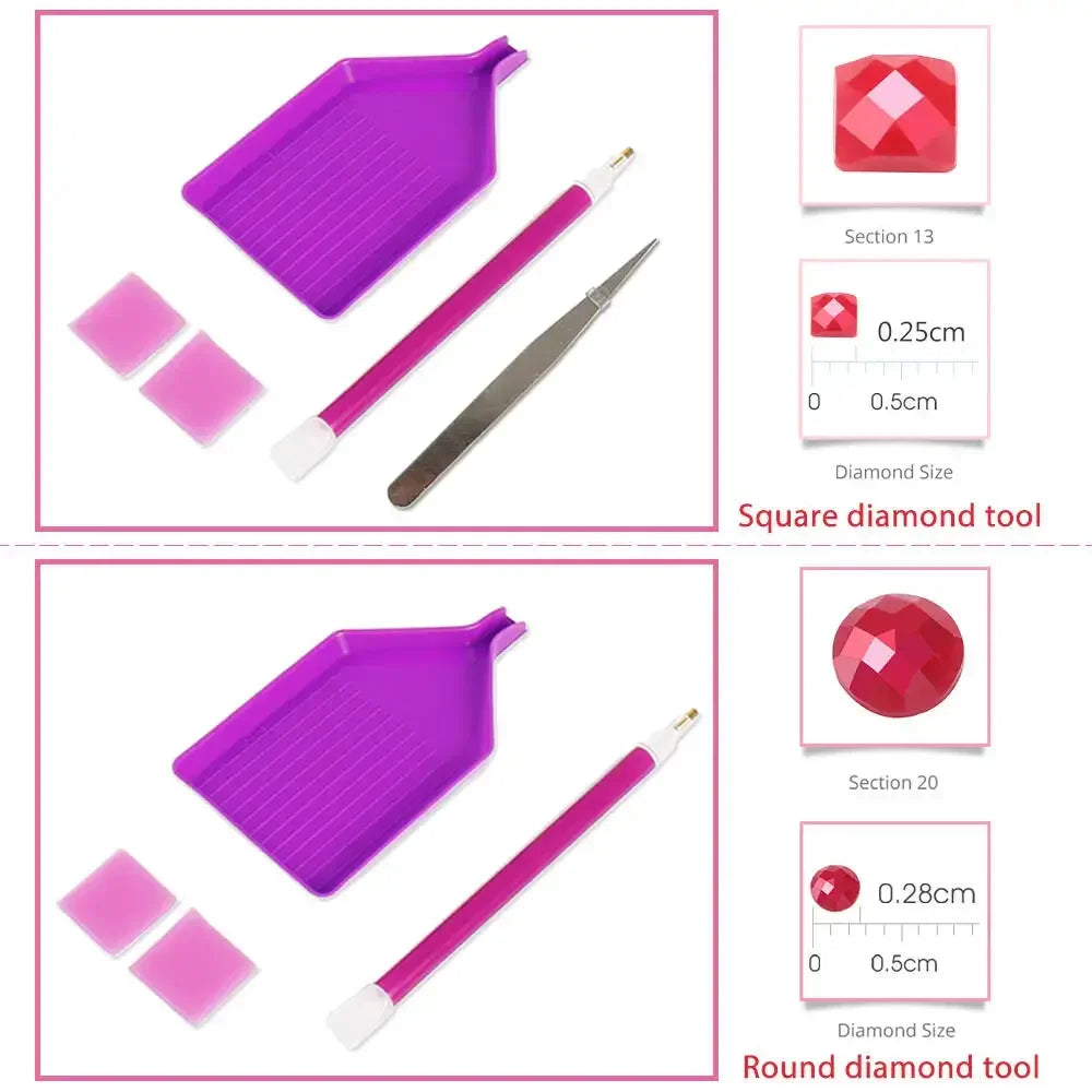 Momoart DIY Diamond Painting House Landscape New Collection Full Drill Square Diamond Mosaic Tree Cross Stitch Handmade Hobby