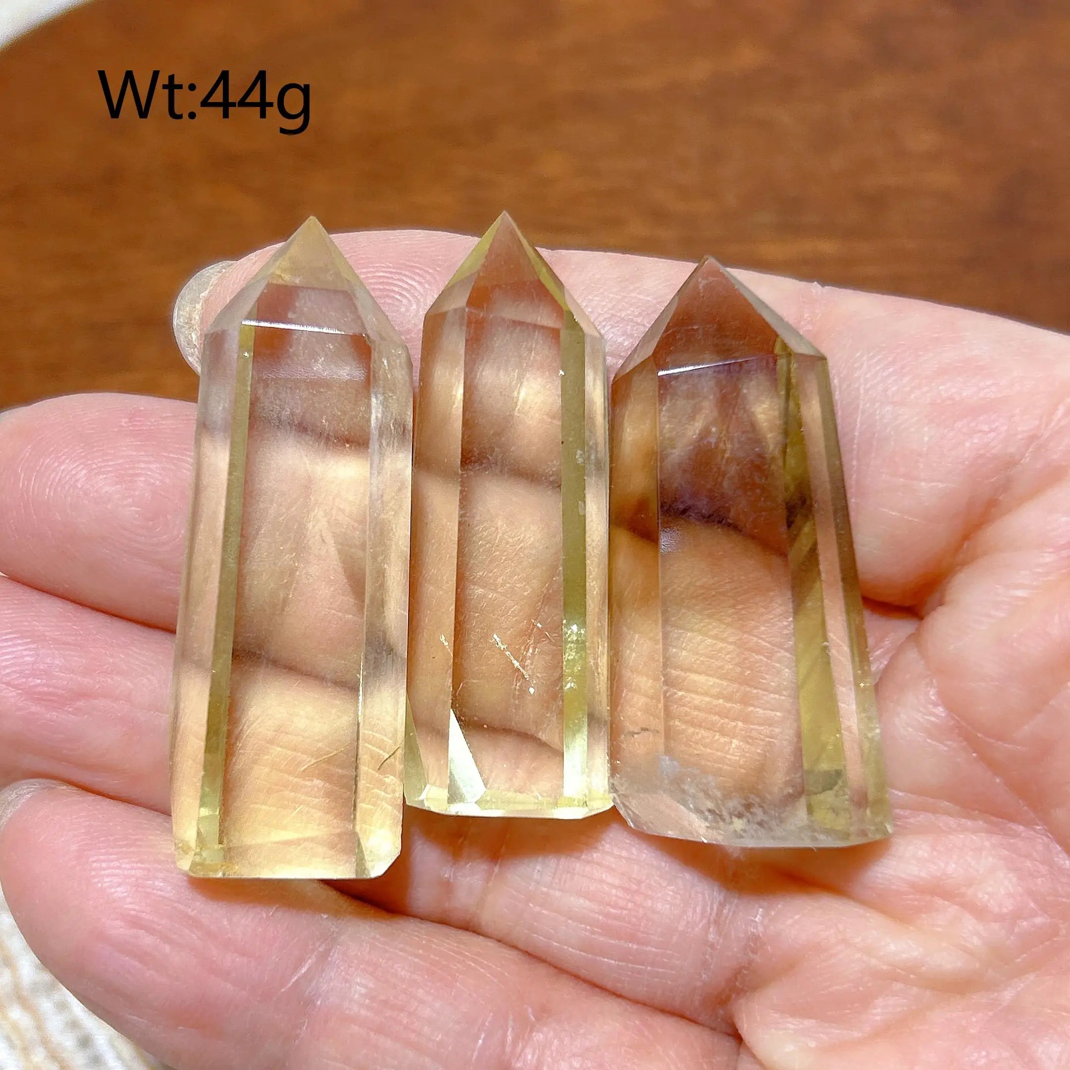 High Quality Natural Crystals Citrine Tower Point Healing Crafts Rainbow Desk Reiki Home Decorations Room Decor