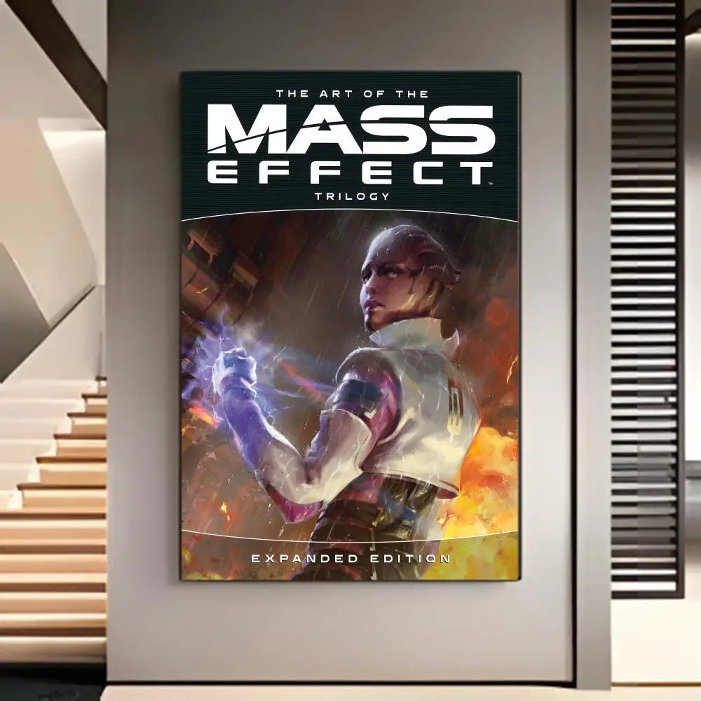 Mass Effect Gaming Poster American Film Mural Home Childrens Room Wall Decor Print
