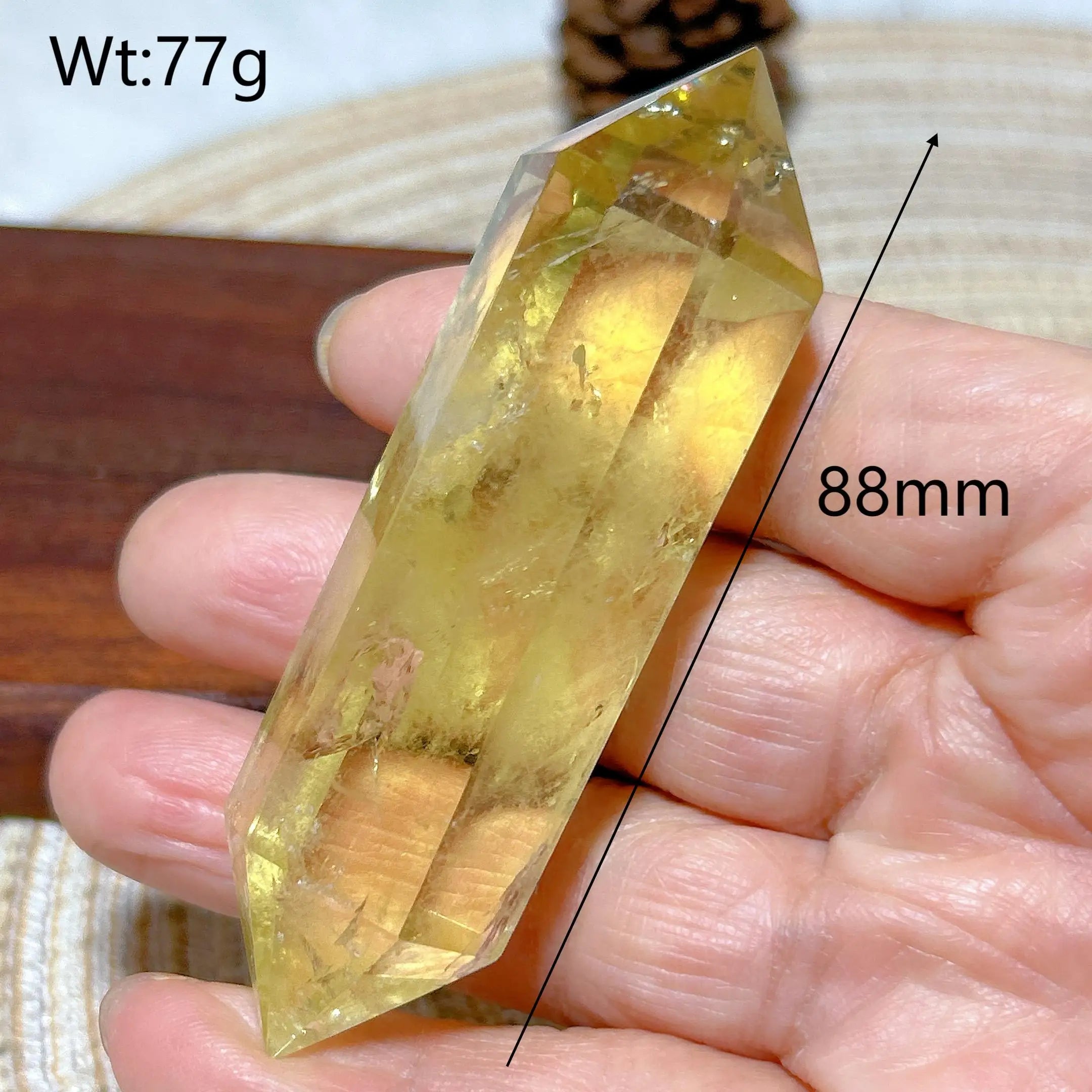 Healing Natural Crystal Smokey Citrine Double Tower Mountain Energy Reiki Ornament High Quality Home Decorations Room Decor Gift