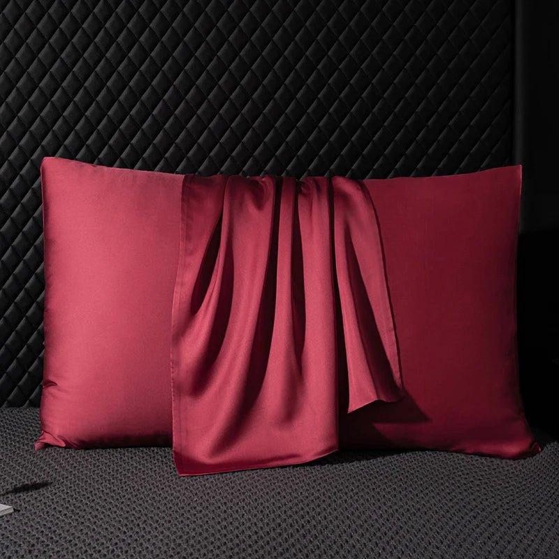 Mulberry Silk Pillowcase 100 Silky Pillow Cover Case Both Sides Silk Cover for Pillow Bedding Sleeping Pillow Cases