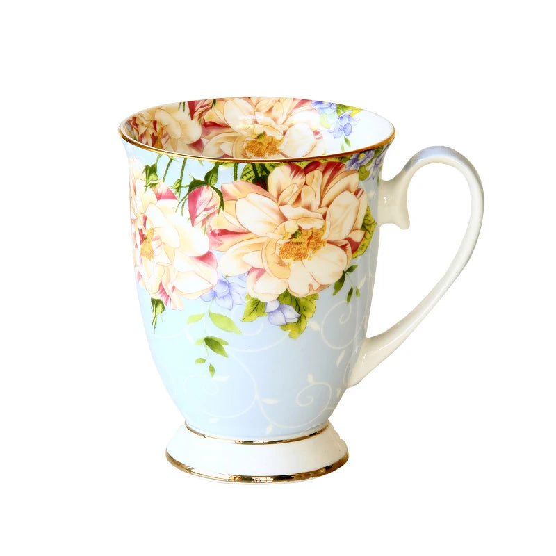 300ML, bone china cafeteira coffee cup, porcelain taza ceramic cup, elegant coffe mug wedding present, espresso cup royal