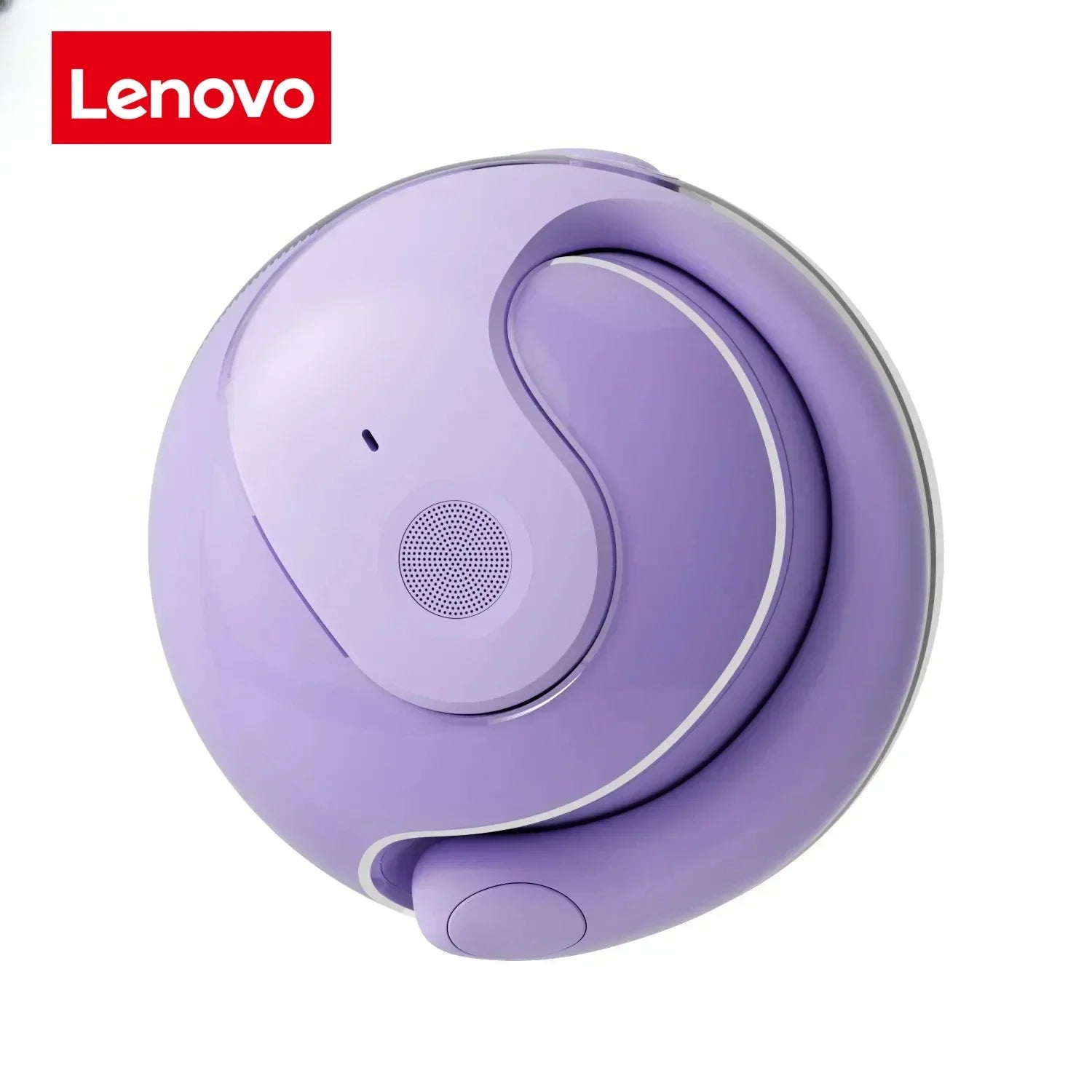 Lenovo Ear-hook Headphones, Hands-free, Waterproof, Sports Headphones, Open-back Wireless Bluetooth Headphones with Microphone
