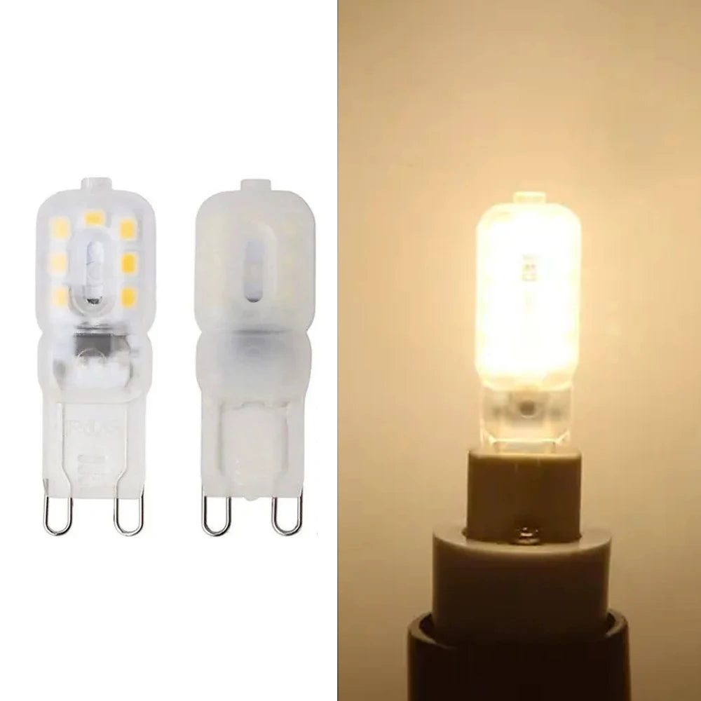 10PCS Dimmable G9 Led Corn Bulb 3W 5W 7W 110V 220V Cold/Warm/Neutral White Light Clear Shell 360 Beam Lampada Smd2835 for Room