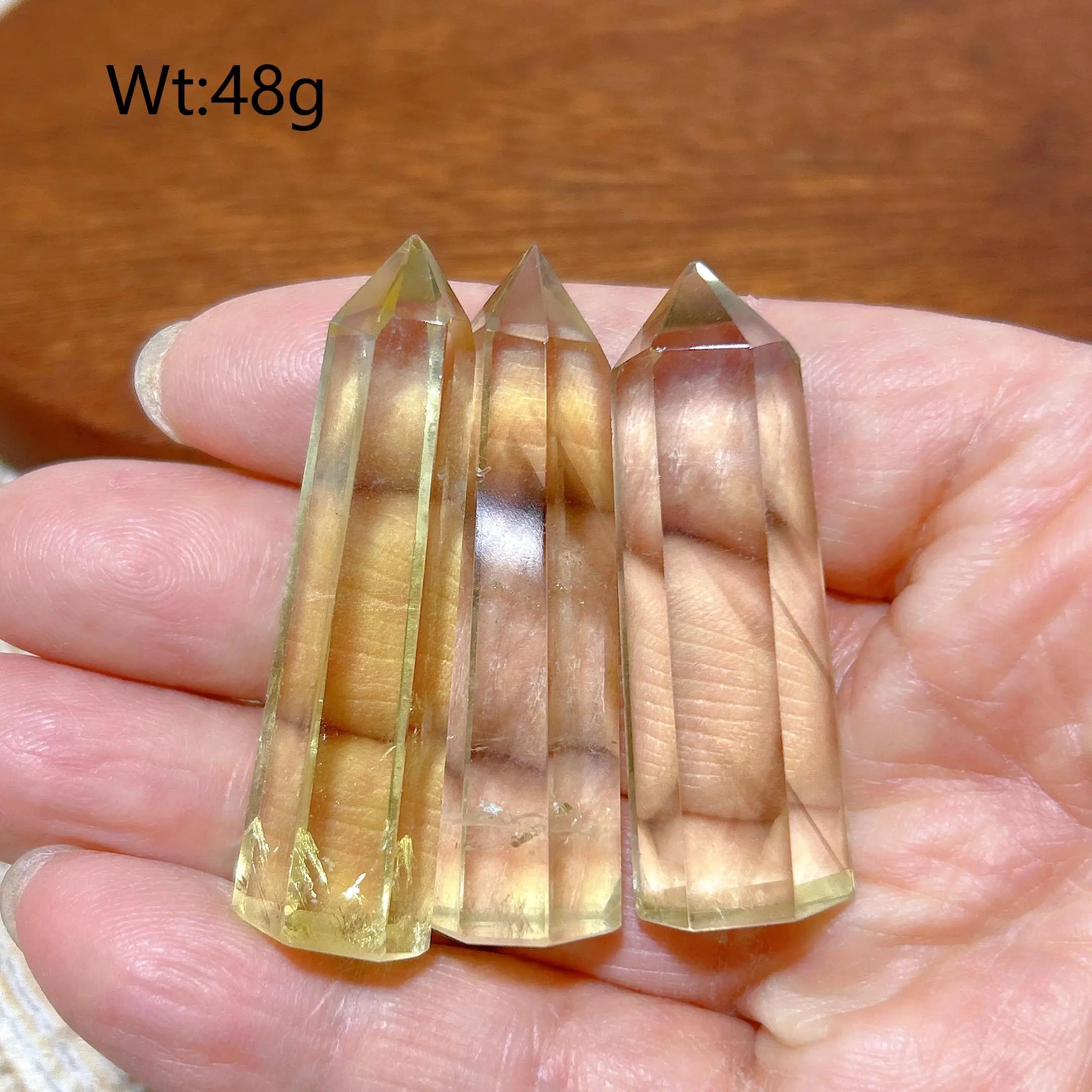High Quality Natural Crystals Citrine Tower Point Healing Crafts Rainbow Desk Reiki Home Decorations Room Decor