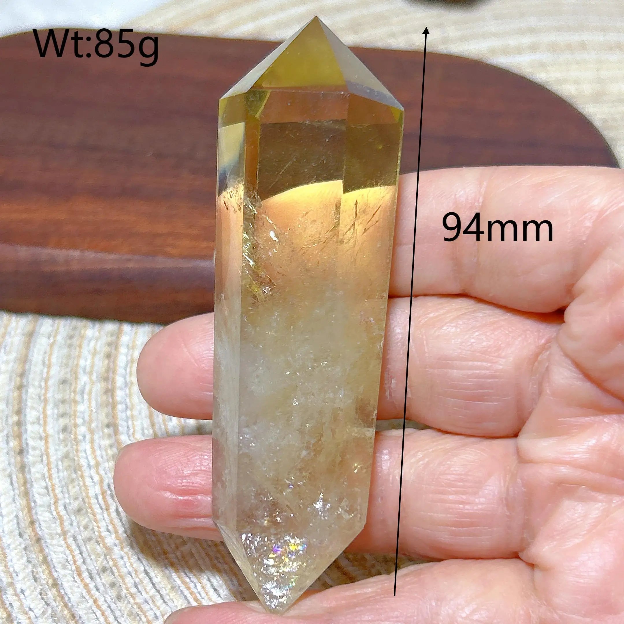 Healing Natural Crystal Smokey Citrine Double Tower Mountain Energy Reiki Ornament High Quality Home Decorations Room Decor Gift