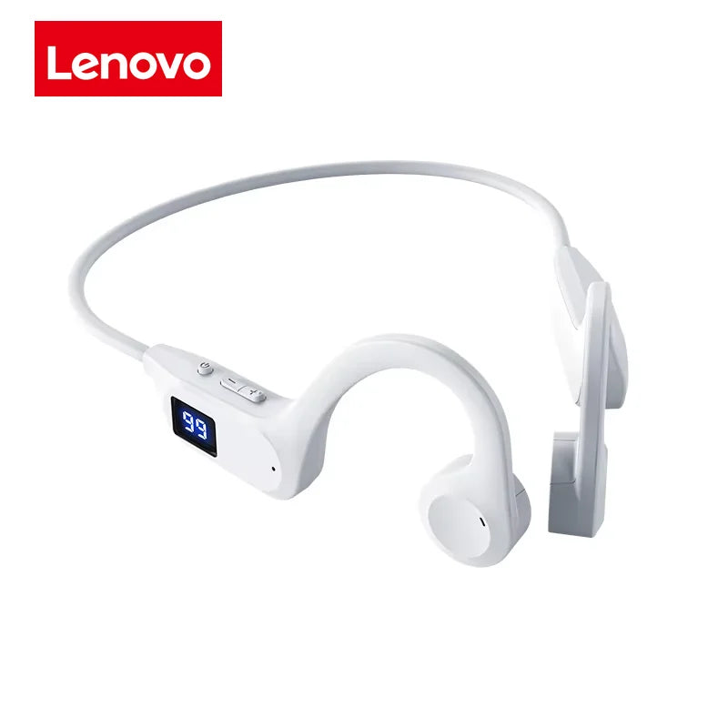 Lenovo X7 Bone Conduction Wireless Earphone Sport Swimming Bluetooth Compatible Headphone Hand-free With Mic For Running Earbuds