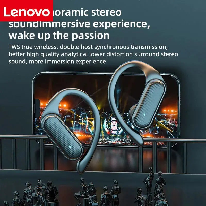 Lenovo Wireless Earphones Bluetooth Headsets TWS 5.3 Stereo Earbuds Hifi Headphones HD Microphone for Iphone and Android