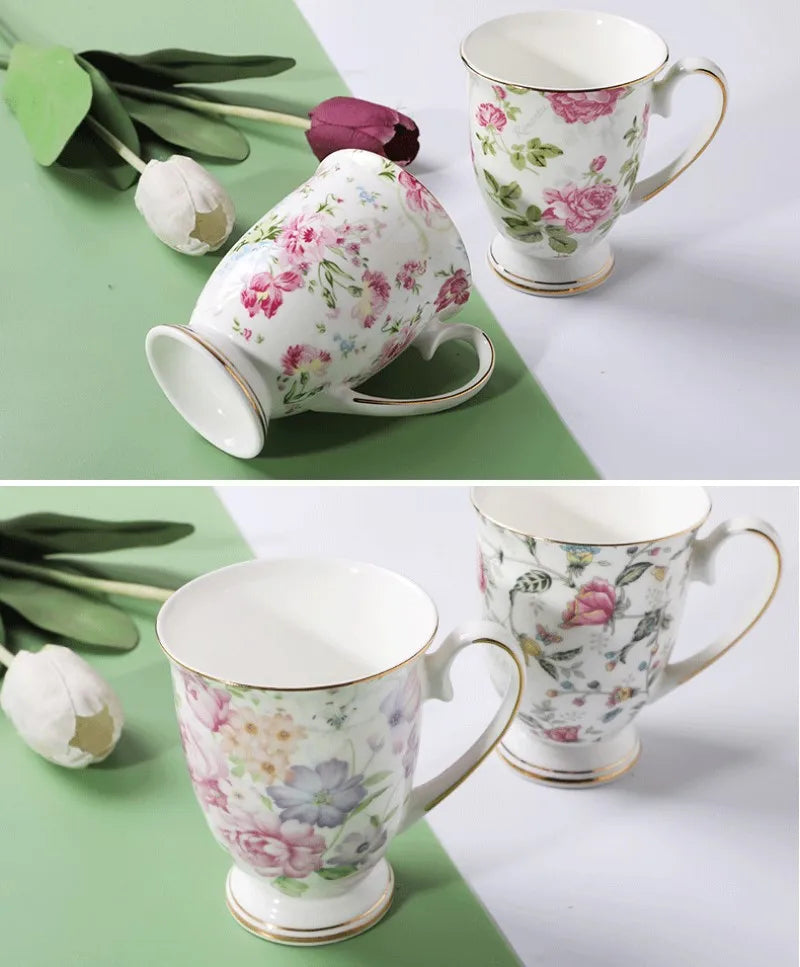 300ML, bone china cafeteira coffee cup, porcelain taza ceramic cup, elegant coffe mug wedding present, espresso cup royal