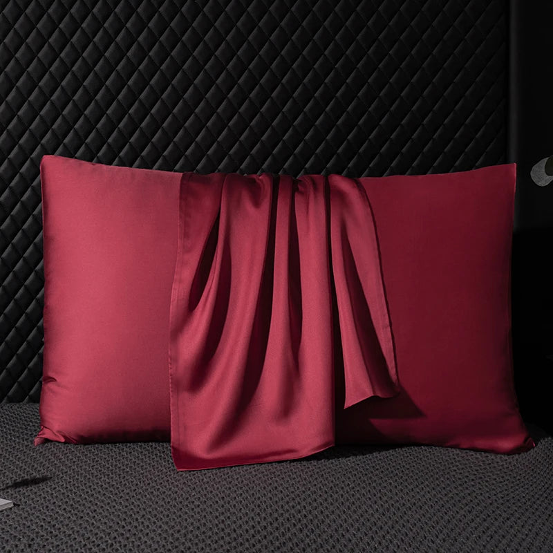 Mulberry Silk Pillowcase 100 Silky Pillow Cover Case Both Sides Silk Cover for Pillow Bedding Sleeping Pillow Cases