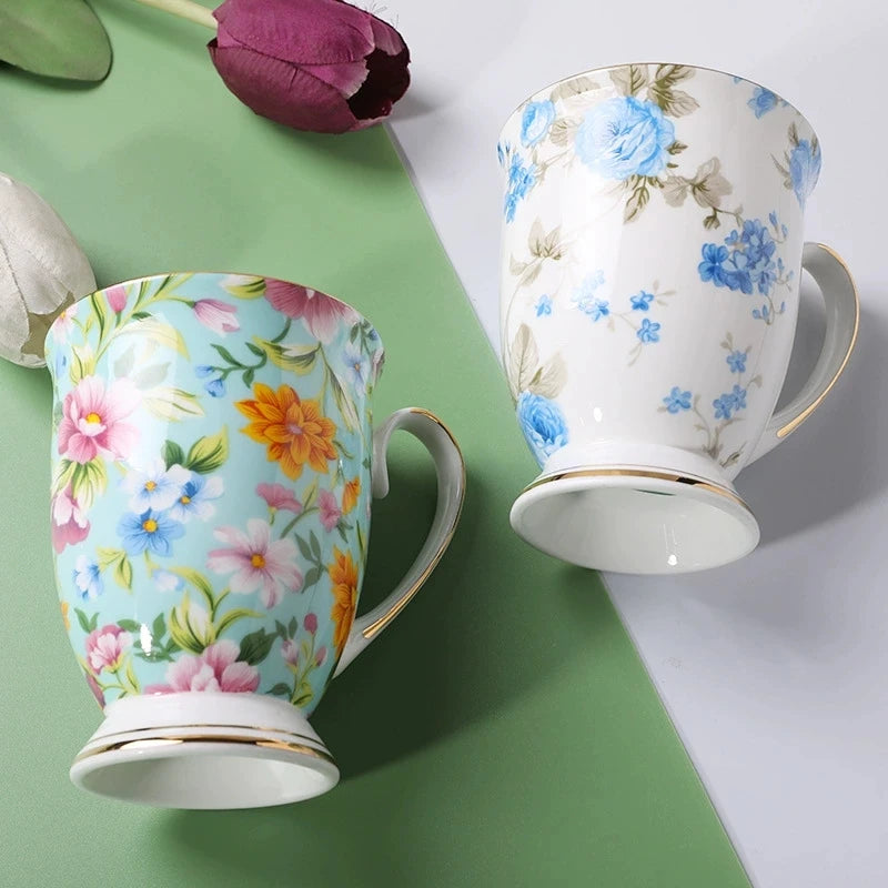 300ML, bone china cafeteira coffee cup, porcelain taza ceramic cup, elegant coffe mug wedding present, espresso cup royal
