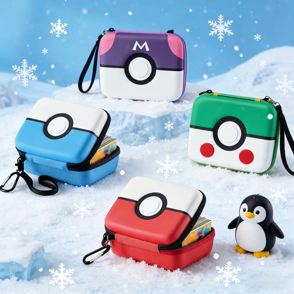 Card Storage Box For MTG And PTCG Card, Game Card Box Hold 400+ Cards, With Sleeve Card Holder, Card Carrying Box Halloween Gift