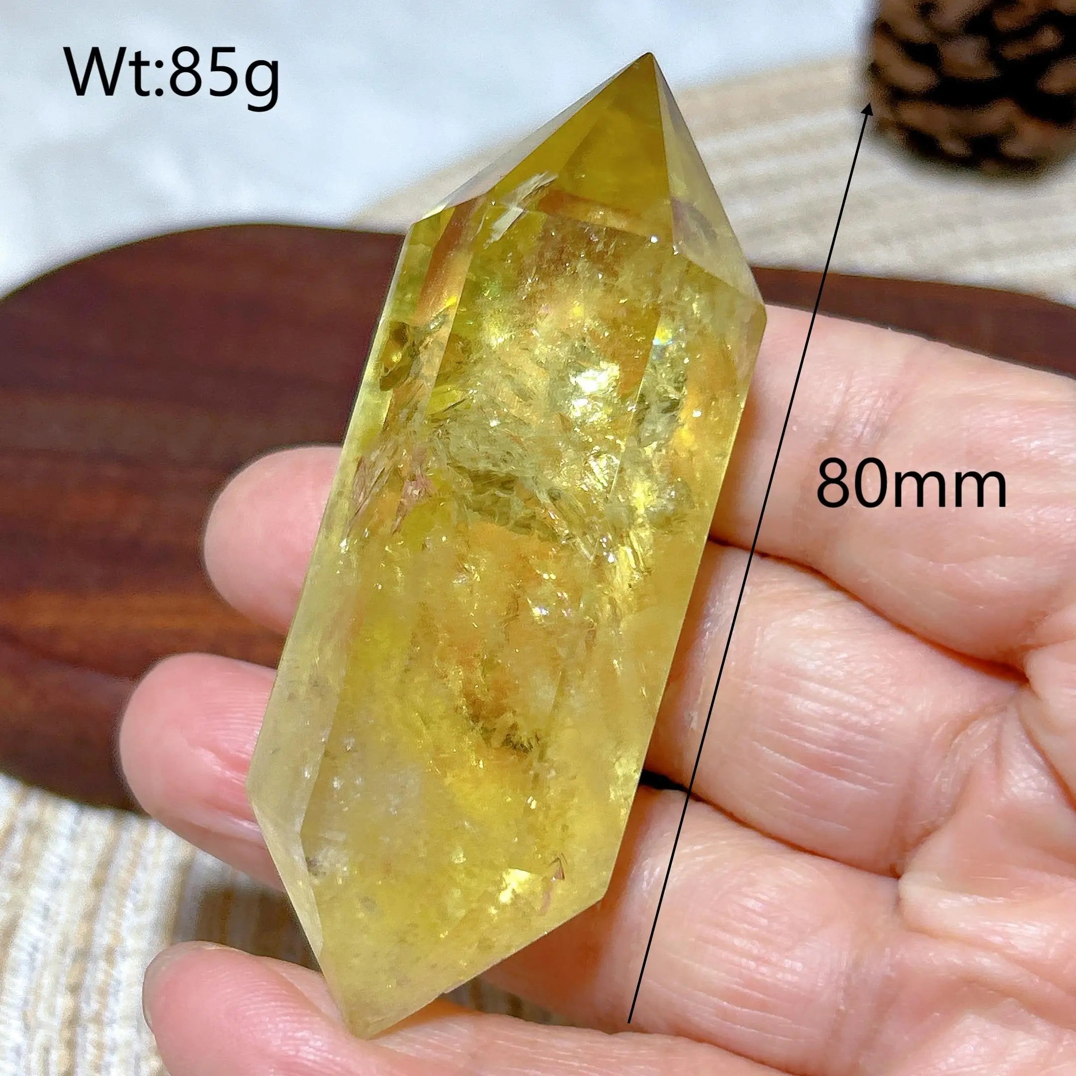 Healing Natural Crystal Smokey Citrine Double Tower Mountain Energy Reiki Ornament High Quality Home Decorations Room Decor Gift