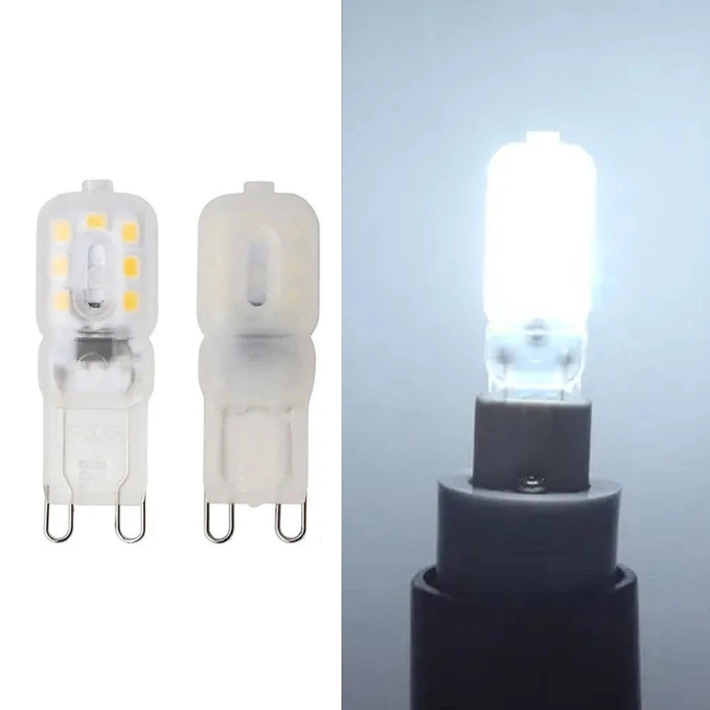10PCS Dimmable G9 Led Corn Bulb 3W 5W 7W 110V 220V Cold/Warm/Neutral White Light Clear Shell 360 Beam Lampada Smd2835 for Room