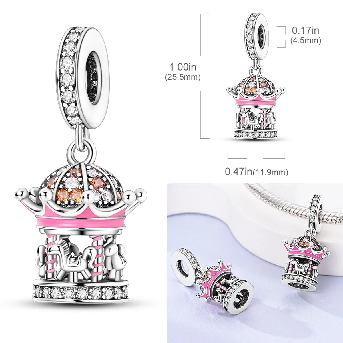 2026 Hot Sale Luminous Firefly Charms Beads 925 Sterling Silver Owl Cat Love Dangle Fit Original Bangle Bracelets DIY Jewelry