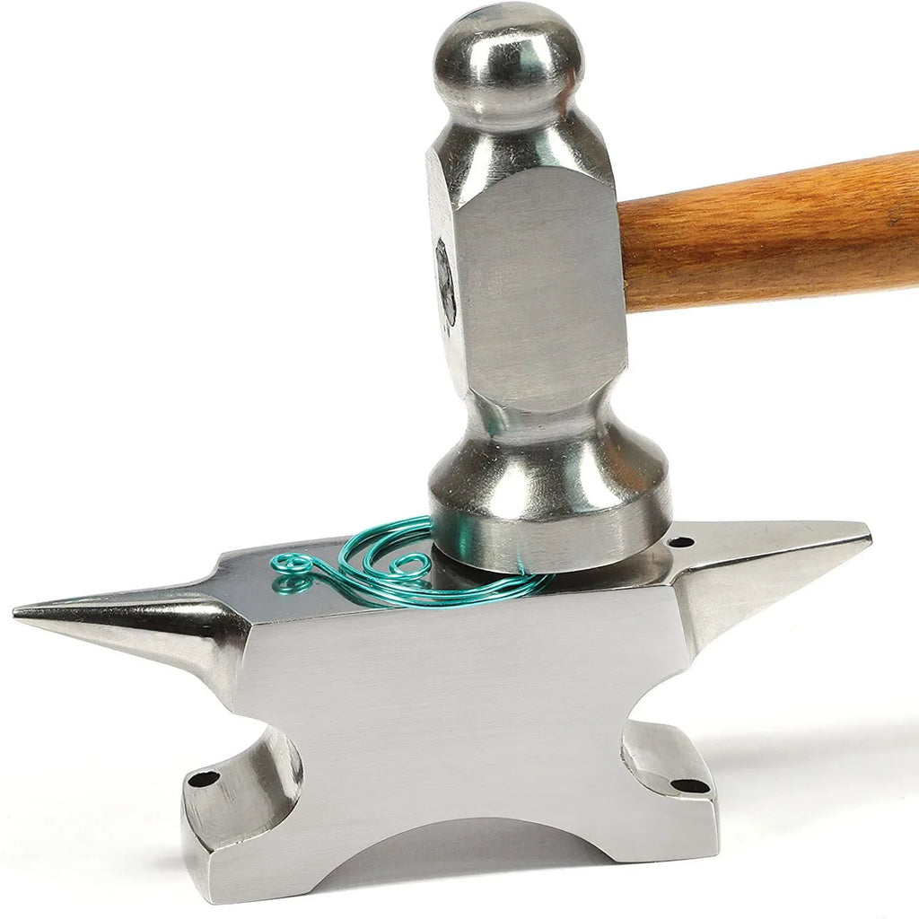 Double Horn Anvil Graphic Designers Tool Shaping Easy to Use Steel Blacksmiths, Jewelry Tool Mini Horn Anvil Work Bench