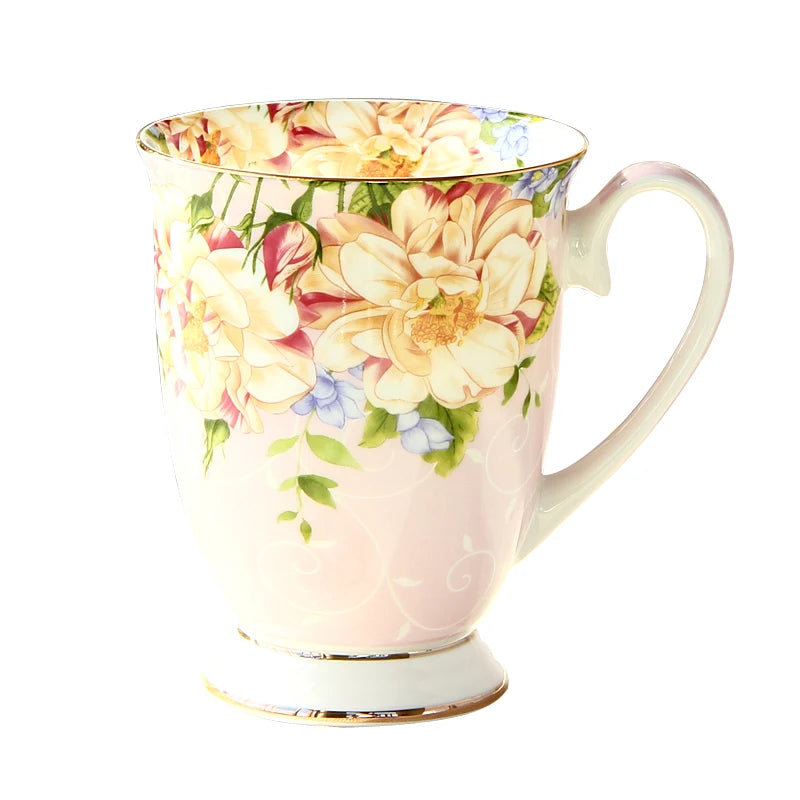 300ML, bone china cafeteira coffee cup, porcelain taza ceramic cup, elegant coffe mug wedding present, espresso cup royal