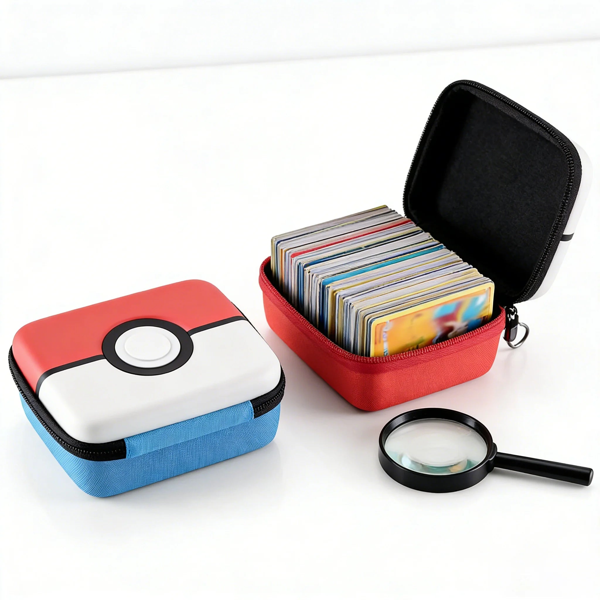 Card Storage Box For MTG And PTCG Card, Game Card Box Hold 400+ Cards, With Sleeve Card Holder, Card Carrying Box Halloween Gift