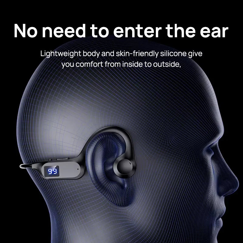 Lenovo X7 Bone Conduction Wireless Earphone Sport Swimming Bluetooth Compatible Headphone Hand-free With Mic For Running Earbuds