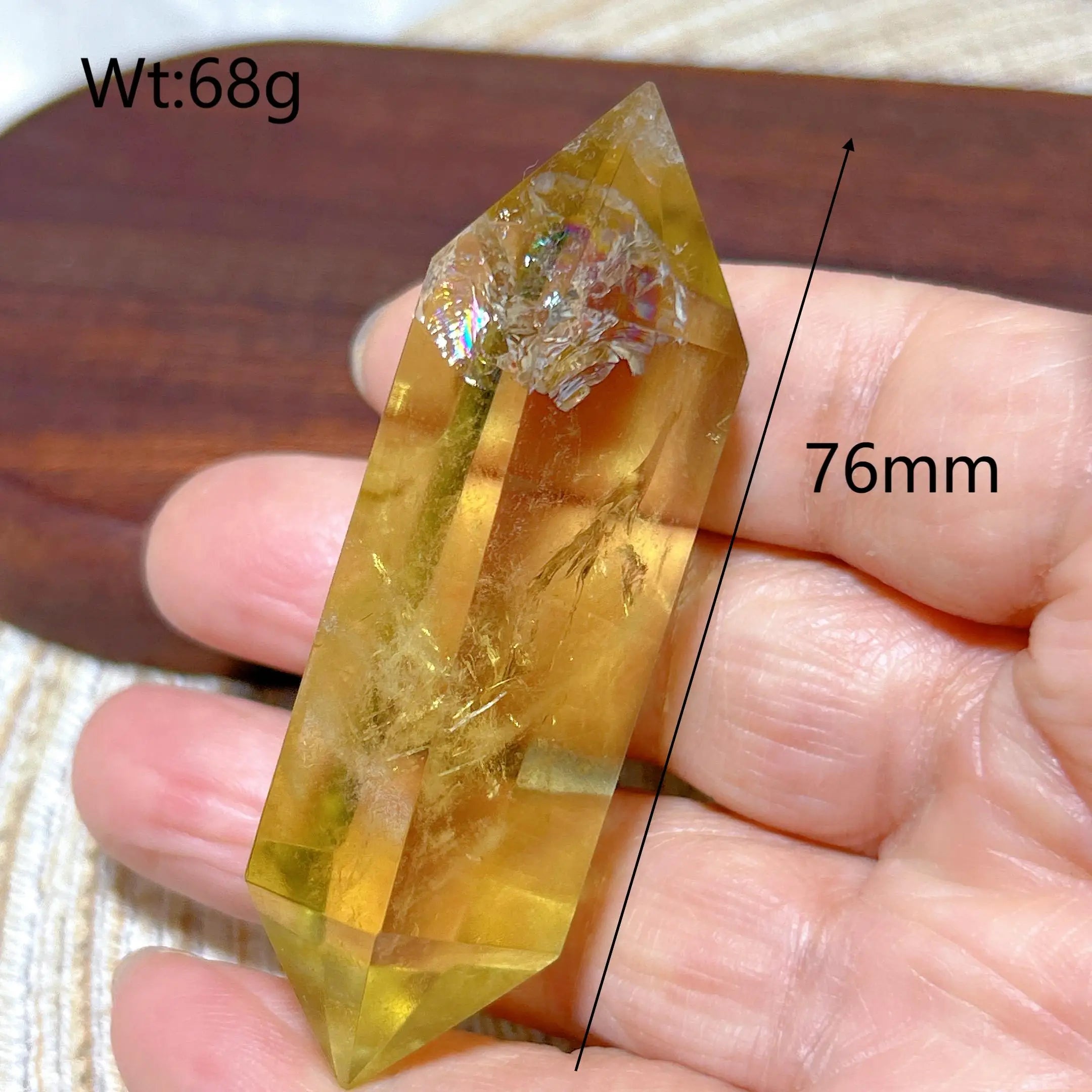 Healing Natural Crystal Smokey Citrine Double Tower Mountain Energy Reiki Ornament High Quality Home Decorations Room Decor Gift