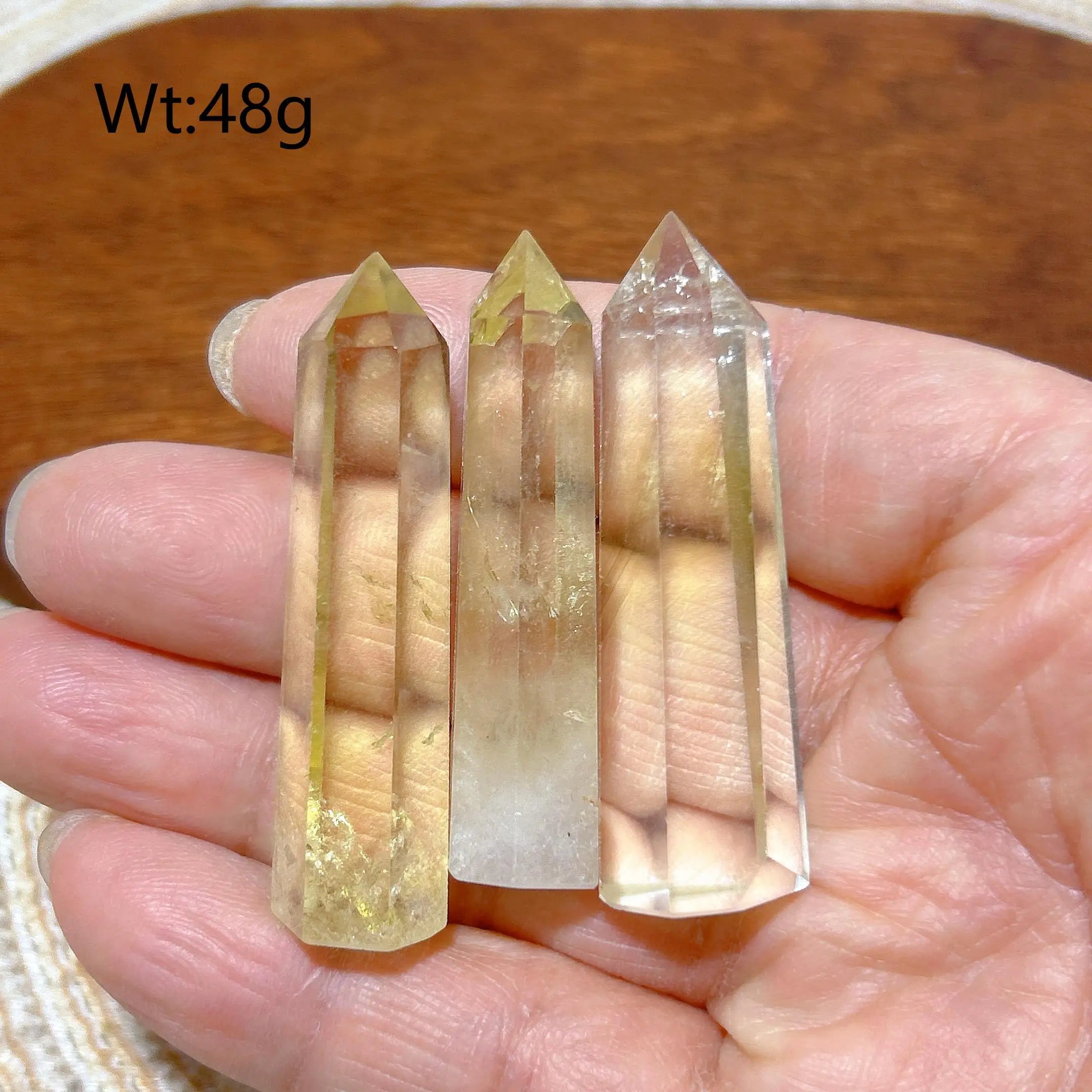 High Quality Natural Crystals Citrine Tower Point Healing Crafts Rainbow Desk Reiki Home Decorations Room Decor