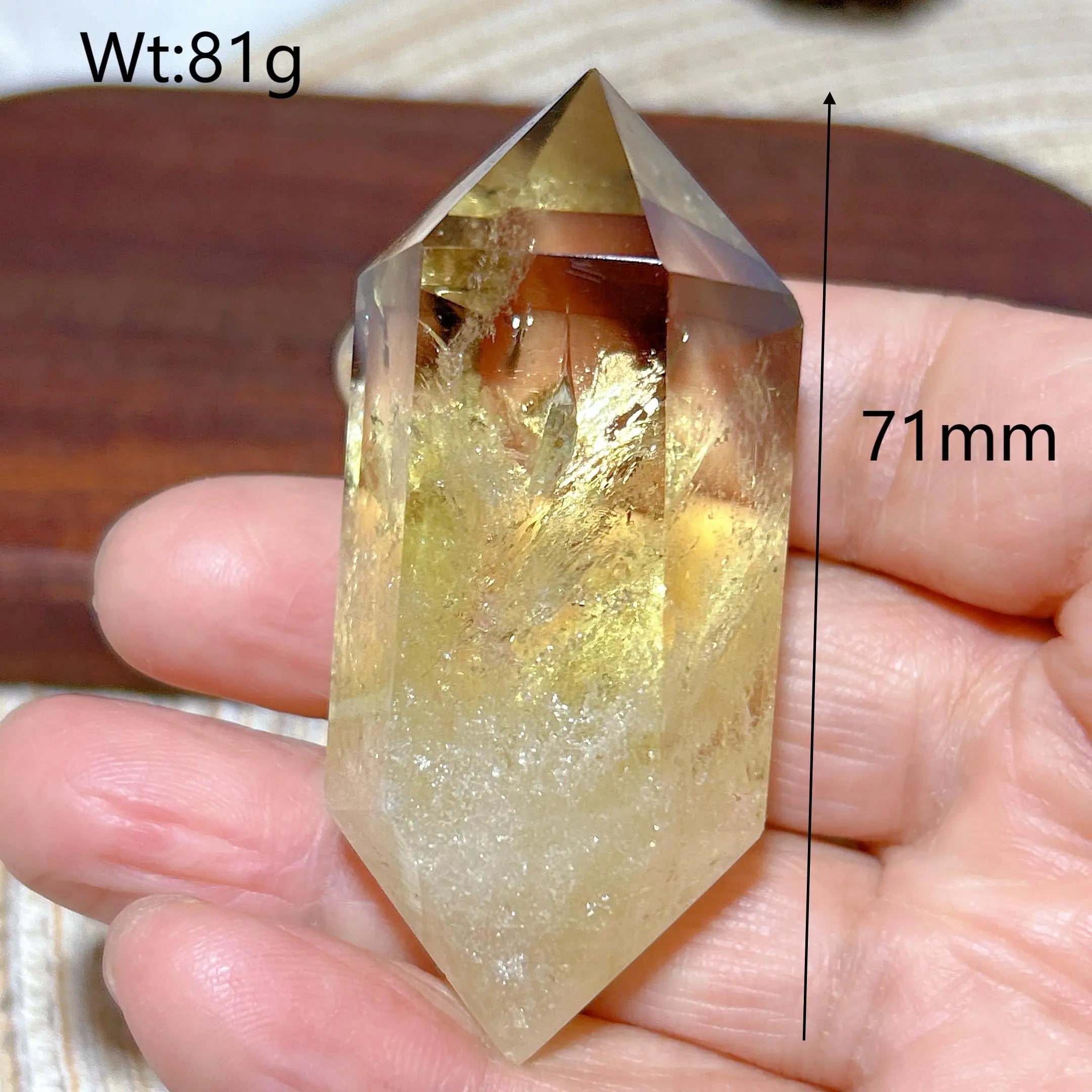 Healing Natural Crystal Smokey Citrine Double Tower Mountain Energy Reiki Ornament High Quality Home Decorations Room Decor Gift