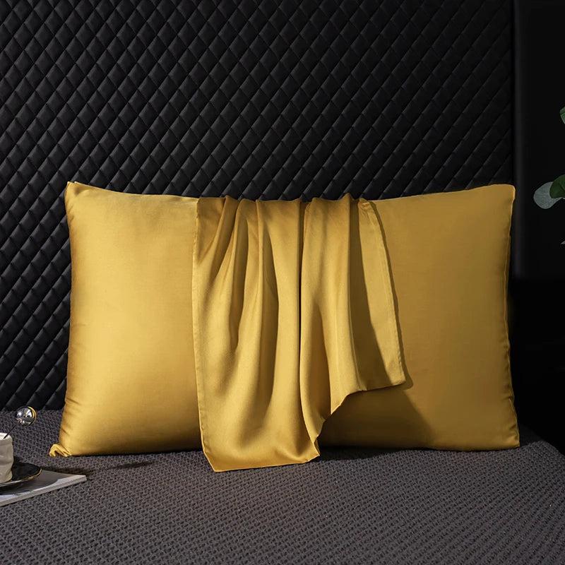 Mulberry Silk Pillowcase 100 Silky Pillow Cover Case Both Sides Silk Cover for Pillow Bedding Sleeping Pillow Cases