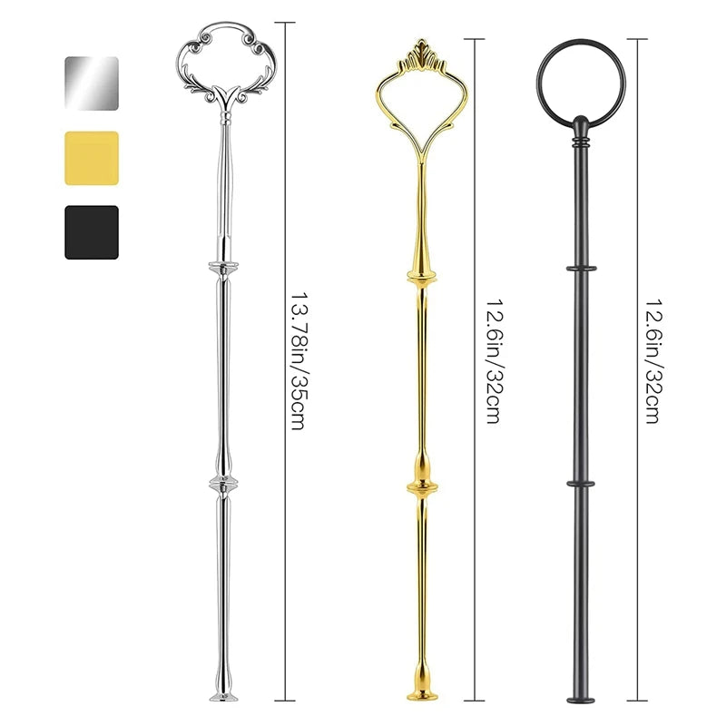 A98E-9 Set Cake Stand Hardware Kit Tiered Tray Hardware Fittings For Cake Stand,3 Tier Cake Stand Fittings Hardware Holder