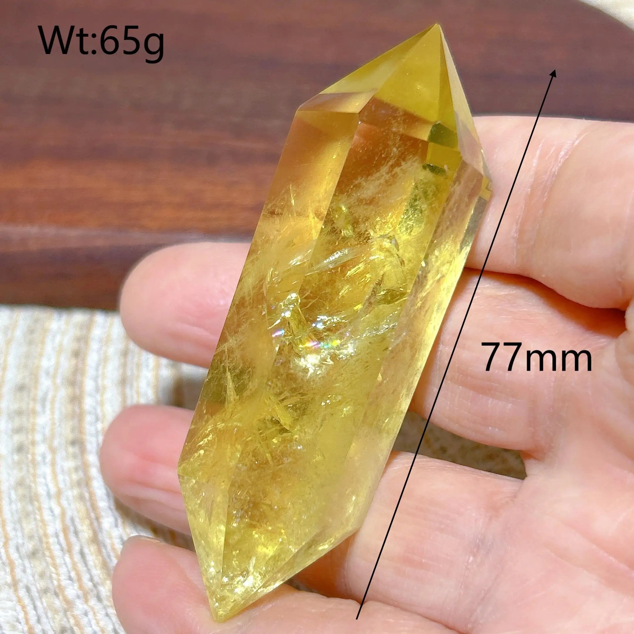 Healing Natural Crystal Smokey Citrine Double Tower Mountain Energy Reiki Ornament High Quality Home Decorations Room Decor Gift