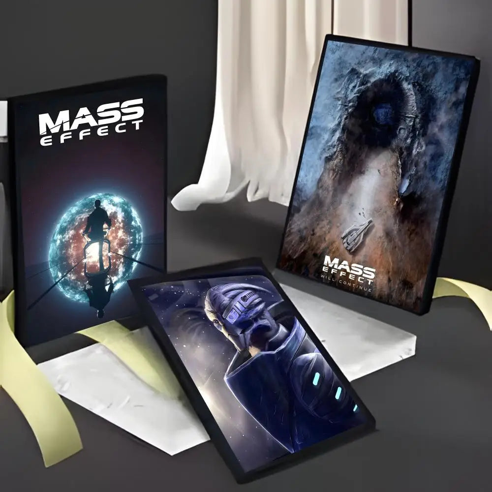 Mass Effect Gaming Poster American Film Mural Home Childrens Room Wall Decor Print