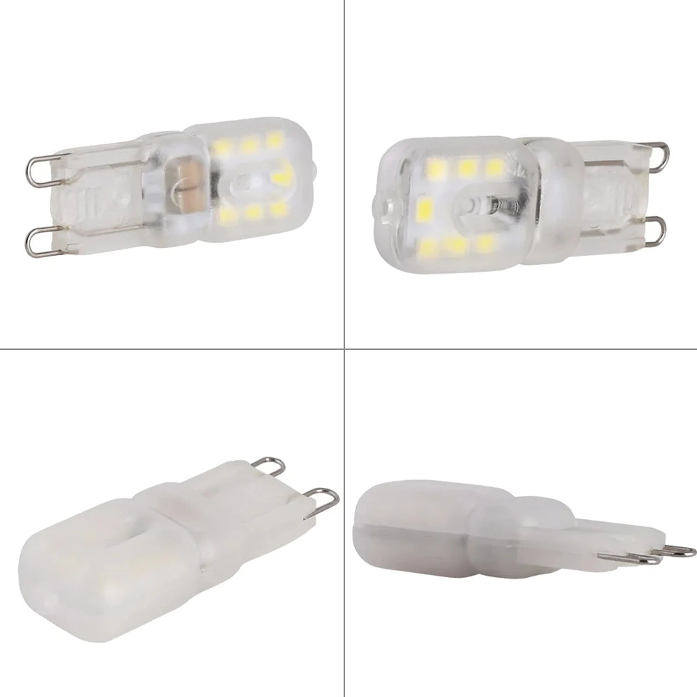 10PCS Dimmable G9 Led Corn Bulb 3W 5W 7W 110V 220V Cold/Warm/Neutral White Light Clear Shell 360 Beam Lampada Smd2835 for Room