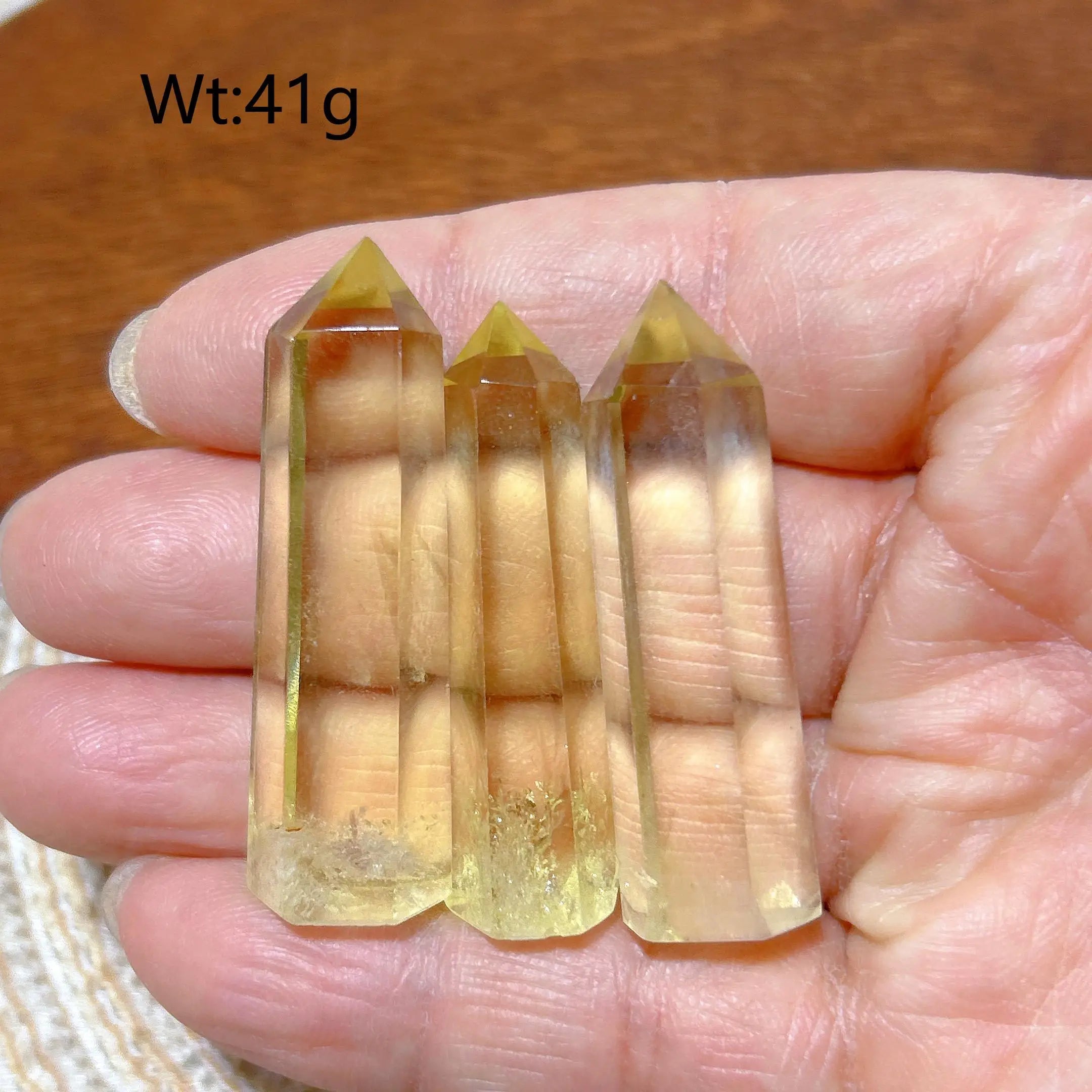High Quality Natural Crystals Citrine Tower Point Healing Crafts Rainbow Desk Reiki Home Decorations Room Decor