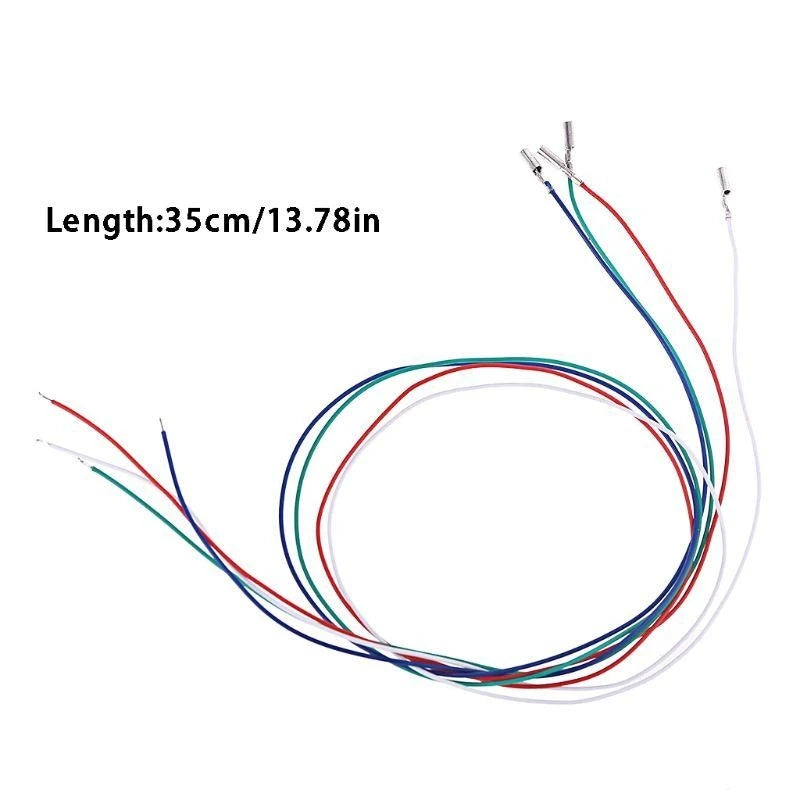 3/4PCS Universal Cartridge Phono Cable Leads Header Wires for Turntable Phono Headshell Accessories