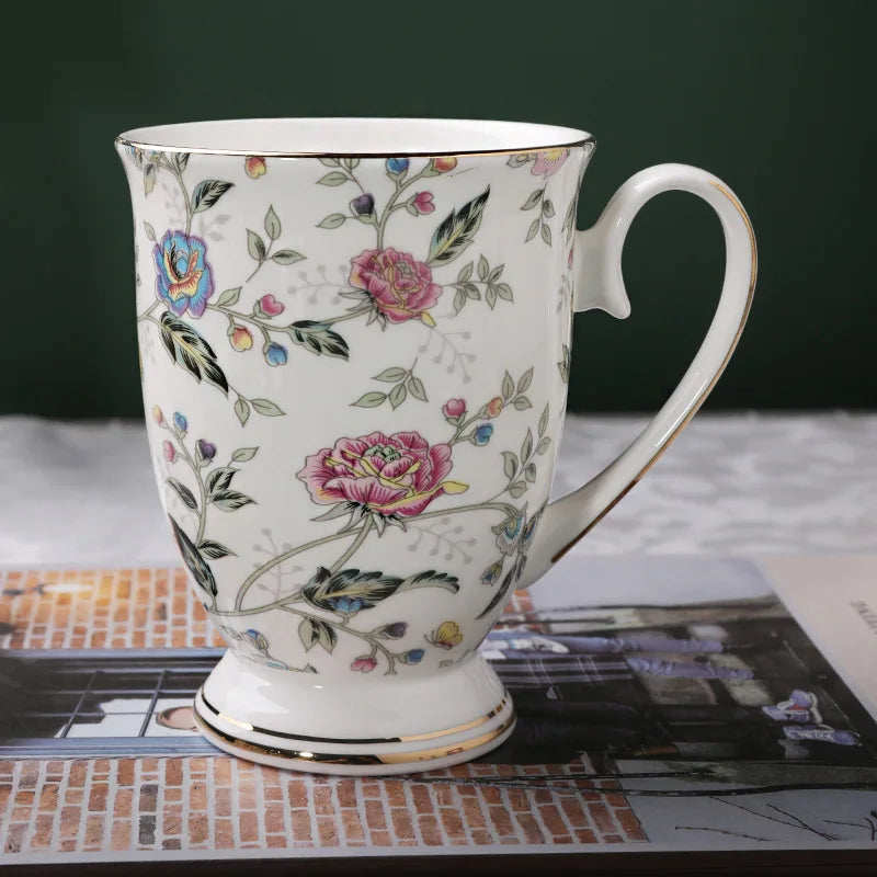 300ML, bone china cafeteira coffee cup, porcelain taza ceramic cup, elegant coffe mug wedding present, espresso cup royal