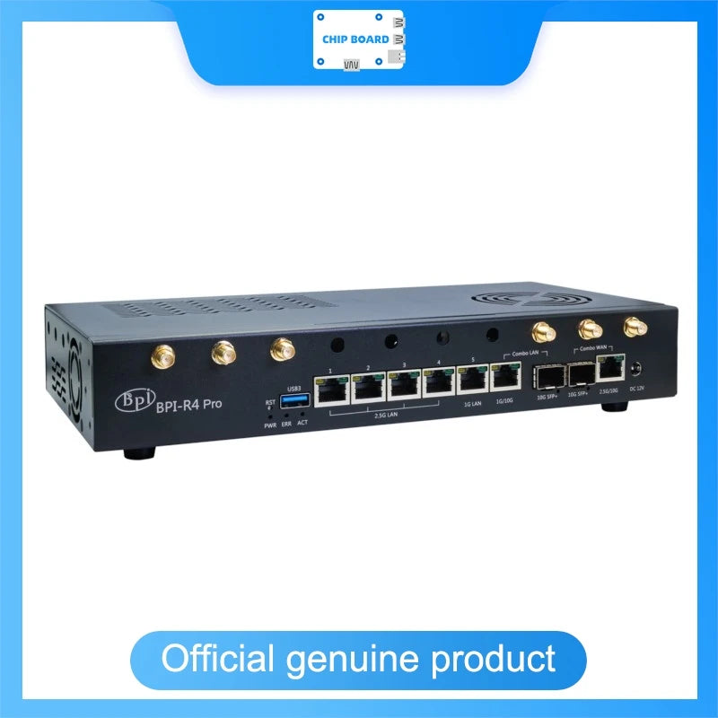 Banana Pi BPI-R4 PRO Steel Enclosure, Metal Housing Designed for Full Compatibility with BPI-R4 PRO Add-on Kits